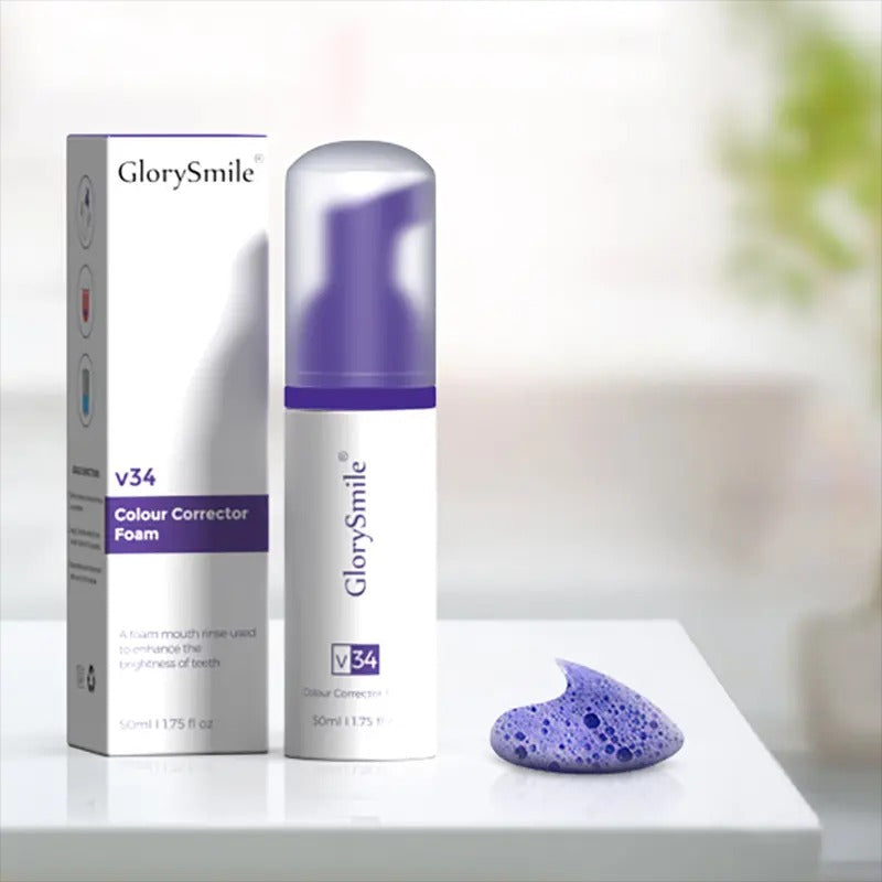 Mousse de blanchiment des dents Glorysmile V34 Correcteur de couleur